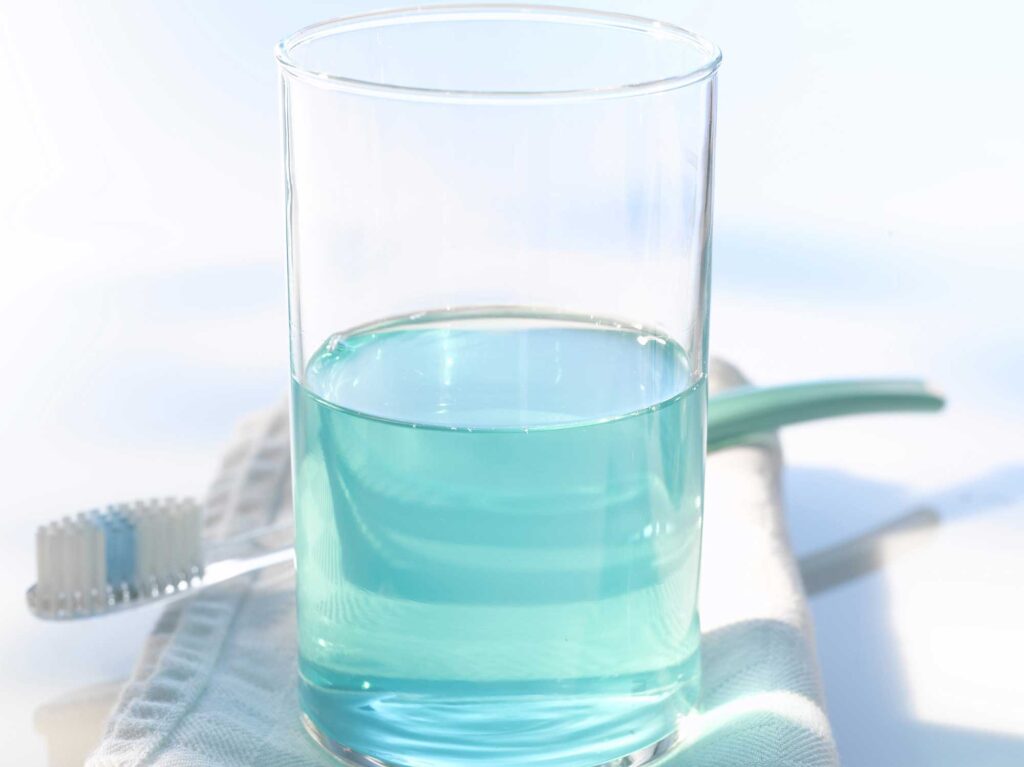 Mouthwash used to support oral hygiene during braces or clear aligner treatment in claremont, ca