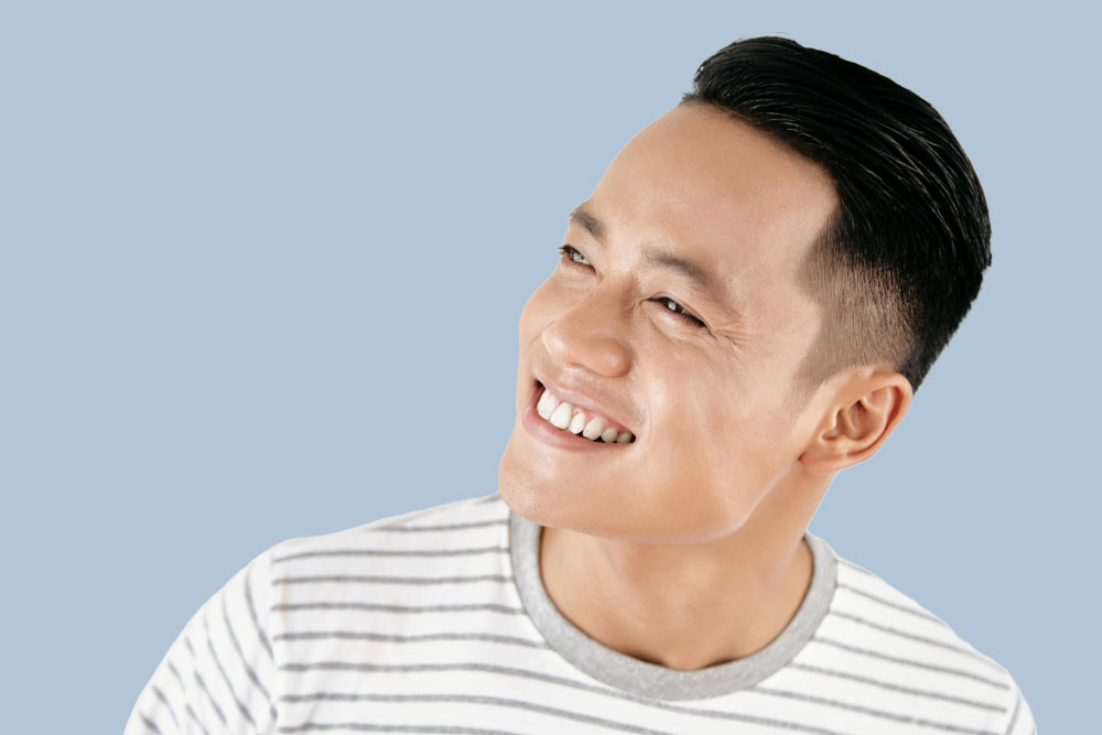 Patient smiling during orthodontic consultation at Baseline Orthodontics in Claremont CA